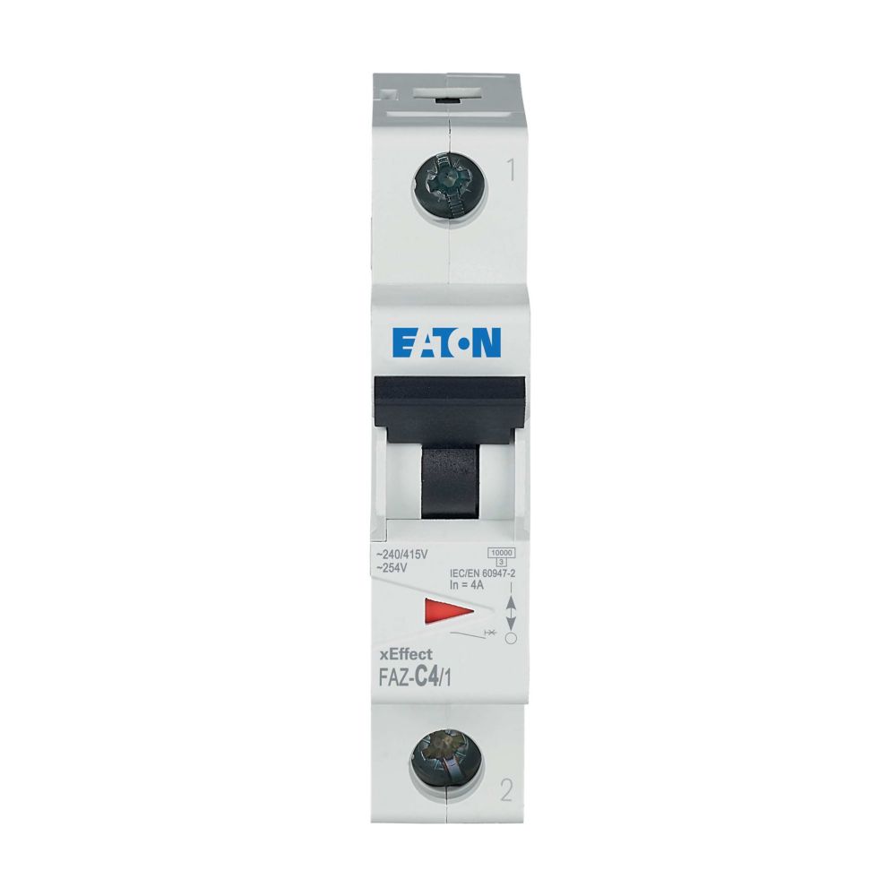 Eaton (Moeller) Leitungsschutzschalter C 4A, 1p FAZ-C4/1