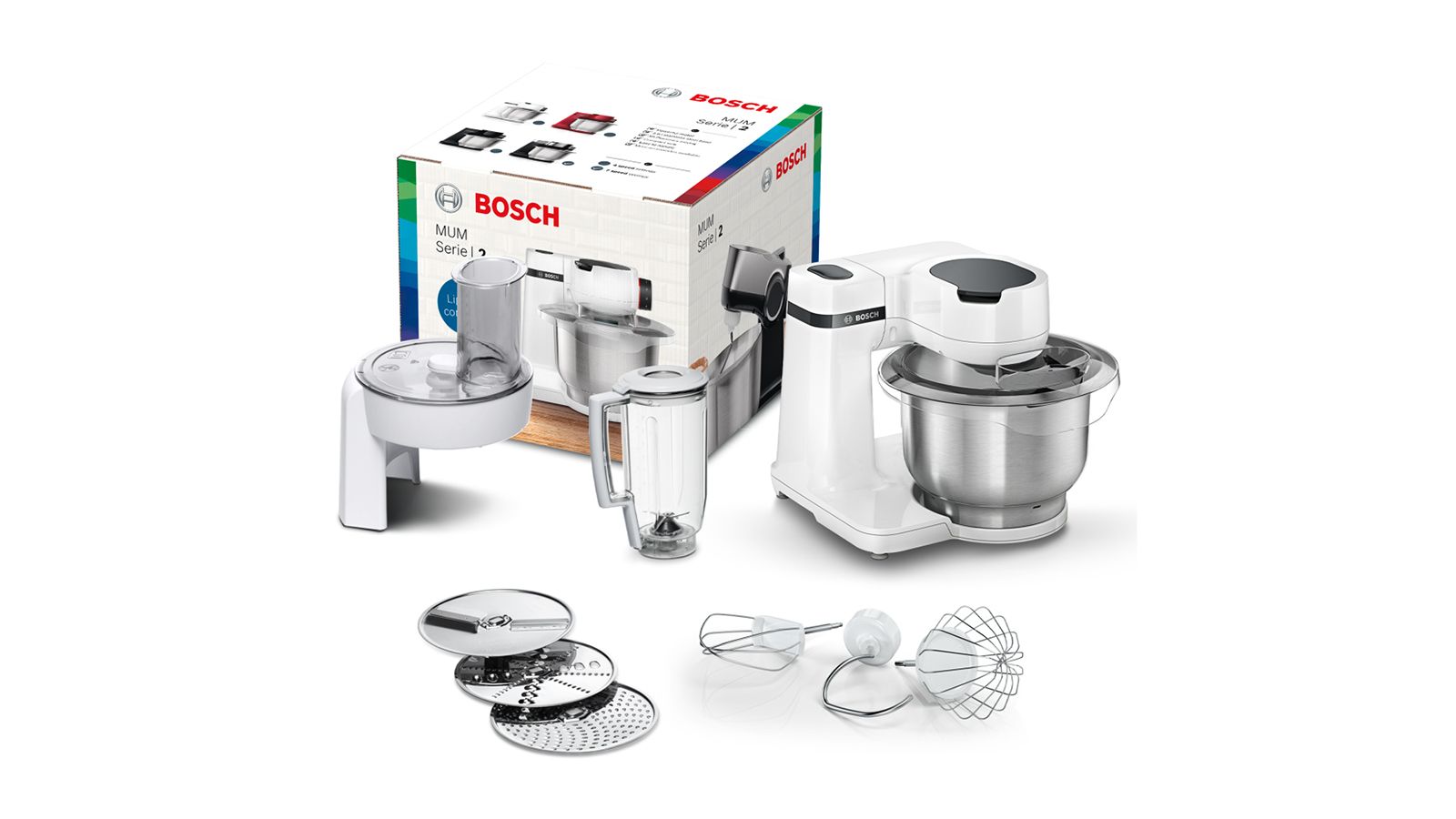 Bosch SDA Küchenmaschine MUM Serie 2,Express MUMS2EW20 ws