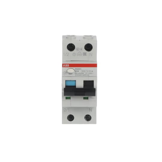 ABB Stotz S&J FI/LS-Schalter 6kA, 1p+N DS201A-B16/0,01