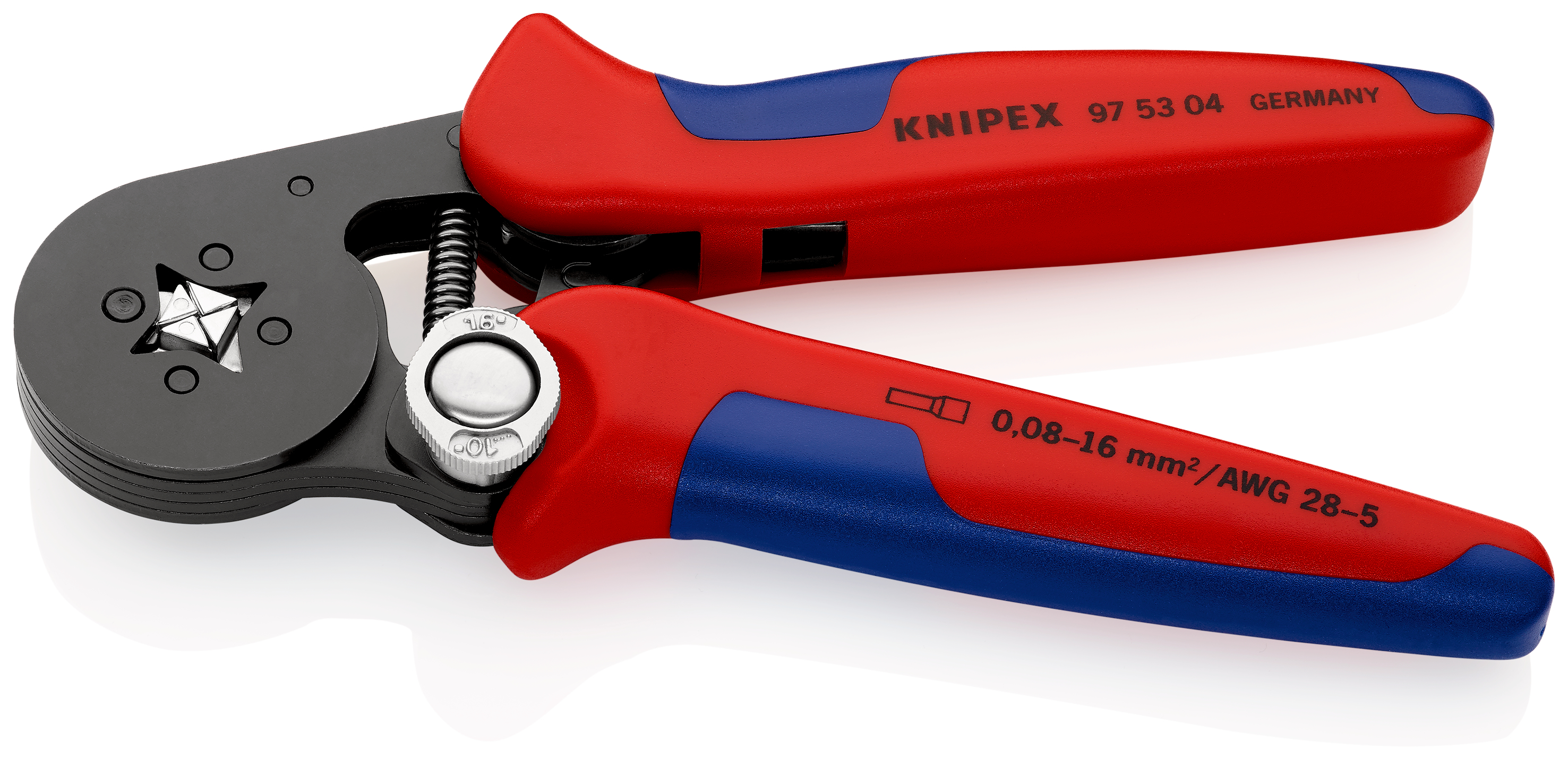 Knipex-Werk Crimpzange f.Aderendh. 180mm 97 53 04 SB