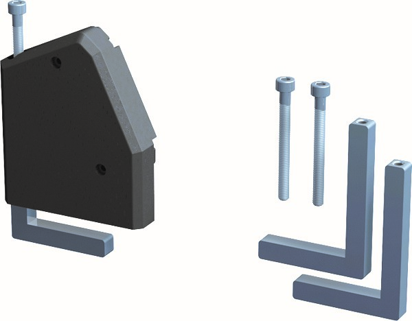 Bachmann DESK Haltewinkelset bis 50mm 930.120
