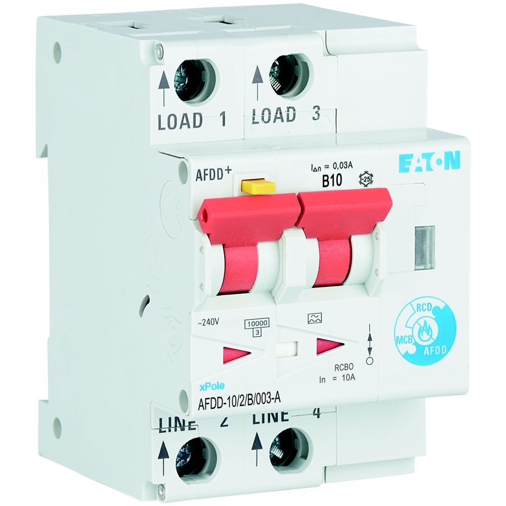 Eaton (Installation) Brandschutzschalter 2polig, B10A, 30mA AFDD-10/2/B/003-A