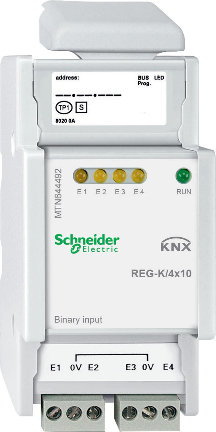 Schneider Electric Binäreingang REG-K/4x10,lichtgrau MTN644492