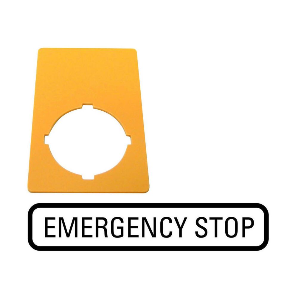 Eaton (Moeller) NOT-AUS-Schild Emergency Stop M22-XZK-GB99