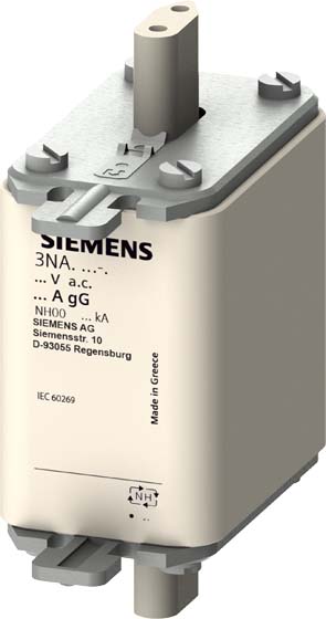 Siemens Dig.Industr. NH-Sicherungseinsatz Gr.00,50A, 500V 3NA3820-7