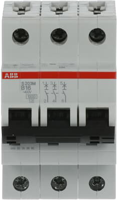 ABB Stotz S&J Sicherungsautomat 10kA 16A B 3p S203M-B16