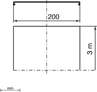 Unex Abdeckung lgr 60x200 66202