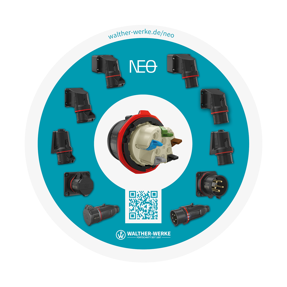 Walther Werke CEE NEO Stecker 16A 5P 6h IP54 FW210506CC