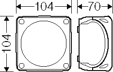 Hensel Kabelabzweigkasten 1,5-2,5 5pol. KF 0402 B