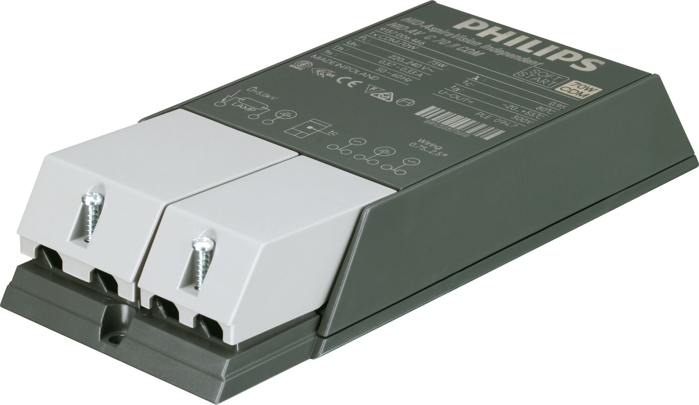 Signify Lampen Vorschaltgerät 220-240V 50/60Hz HID-AV C 35-70/S CDM