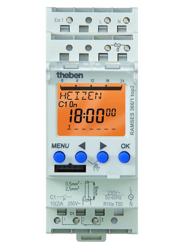 Theben Uhrenthermostat digital RAMSES 366/1 TOP2
