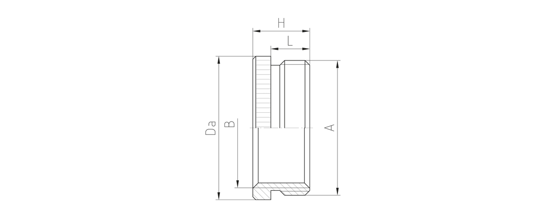 Jacob MS-Reduktion M16/M12x1,5 M16M12