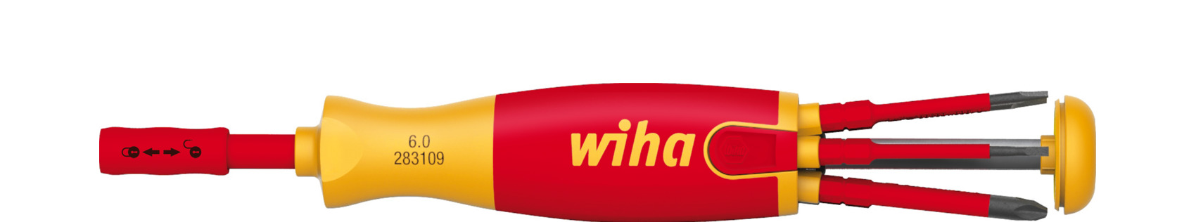 Wiha Magazin-Bithalter LiftUp mit 6 slimBits 2831-09021