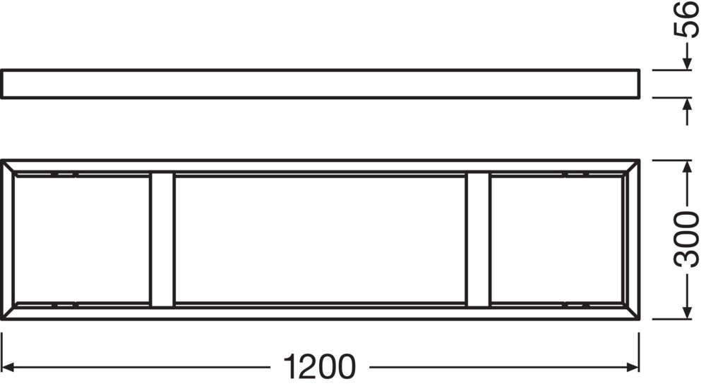 Ledvance LED-Panel Montagekit ws PANEL1200SURFACE MOU
