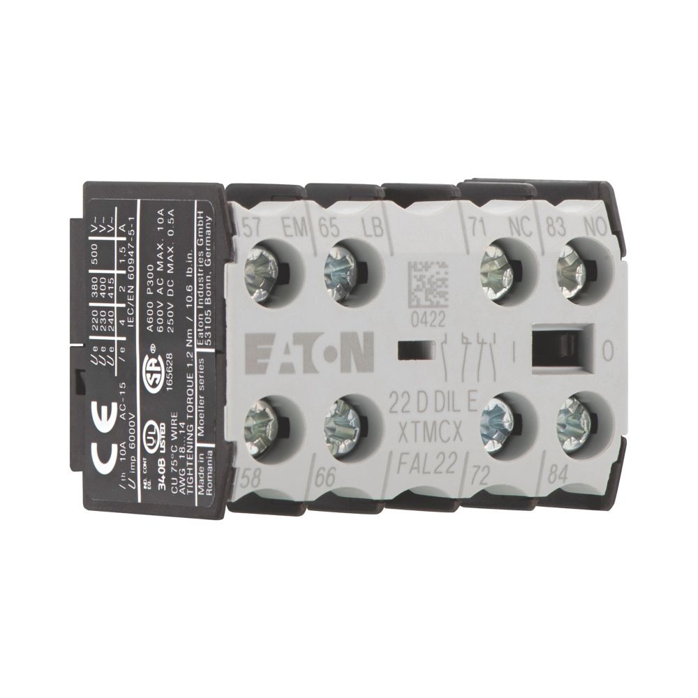 Eaton (Moeller) Hilfsschalterbaustein 1fS1sÖ1Ö1S,Zentr.Ab 22DDILE Eaton (Moeller) Hilfsschalterbaustein 1fS1sÖ1Ö1S,Zentr.Ab 22DDILE