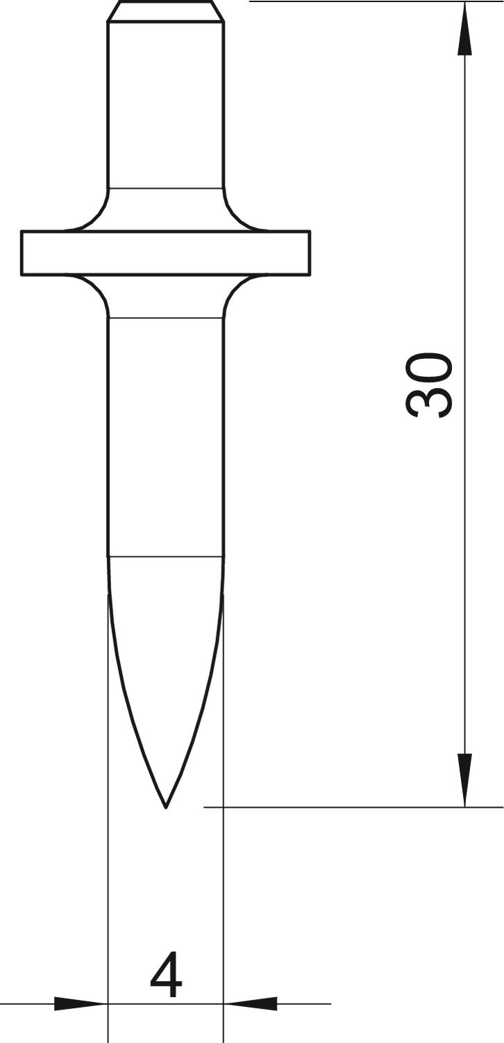 200 STK OBO Bettermann Vertr Einschlagdübel ohne Gewinde L22mm 903 RB 22