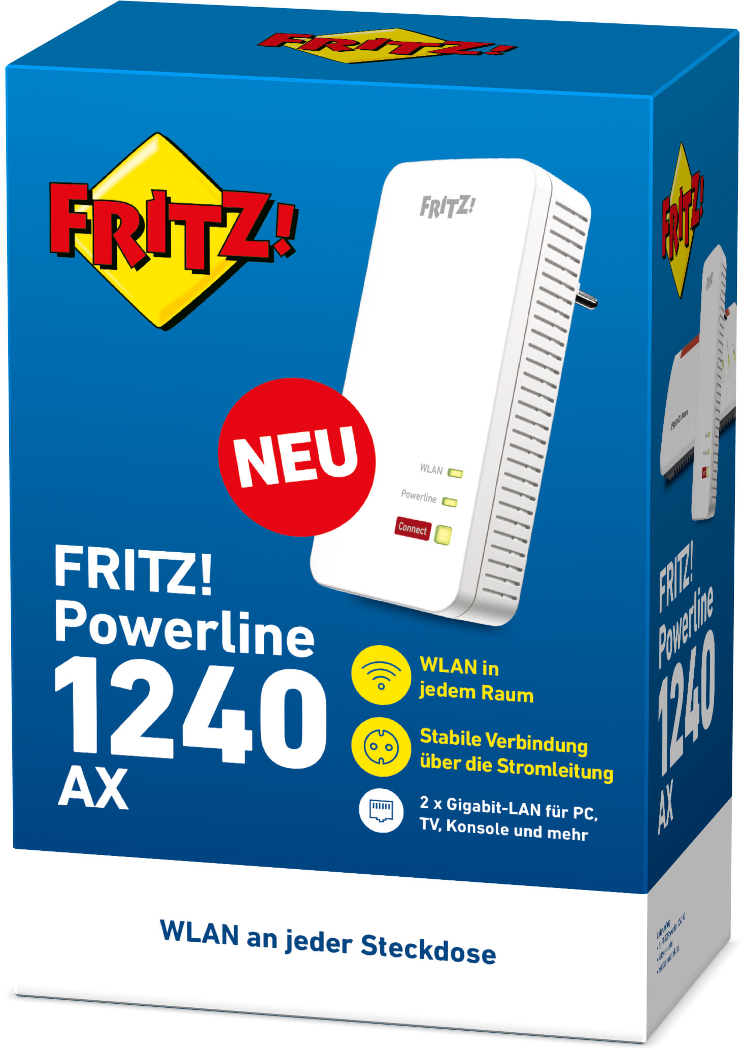 AVM Computersysteme Powerline Einzeladapter FRITZ!Powerline1240