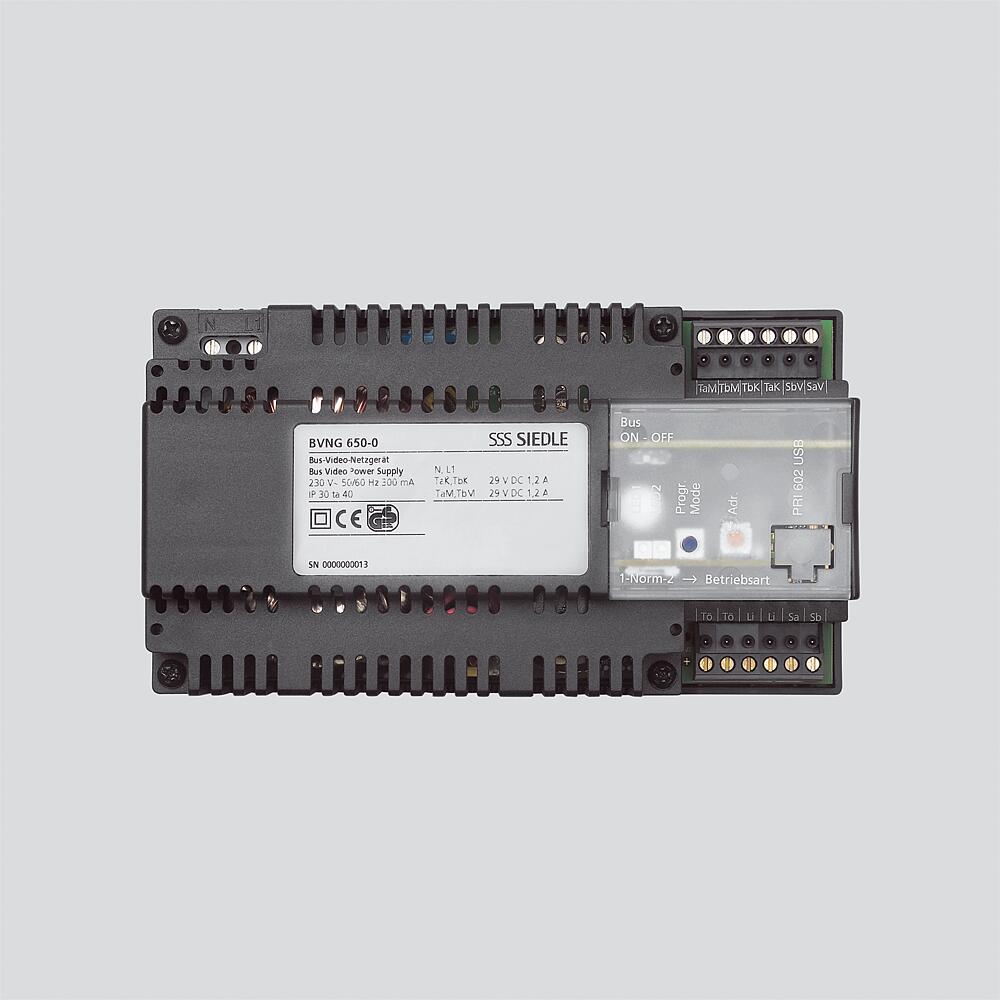 Siedle&Söhne Bus-Video-Netzgerät f. In-Home-Bus Video BVNG 650-0 DE