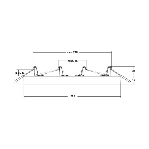 Brumberg Leuchten LED-An-und Einbaupanel 230V DA 65-210mm 12206073