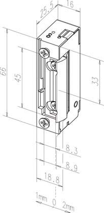 Assa Abloy effeff Radiustüröffner 10-24V GS/WS 118---------A71