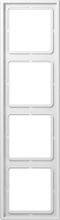 Jung Rahmen 4-fach aws waage/senkrecht LS 984 WW