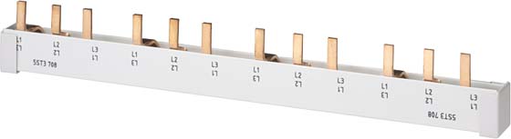 Siemens Dig.Industr. Stiftsammelschiene 3-phasig+HS, 1016mm 5ST3712