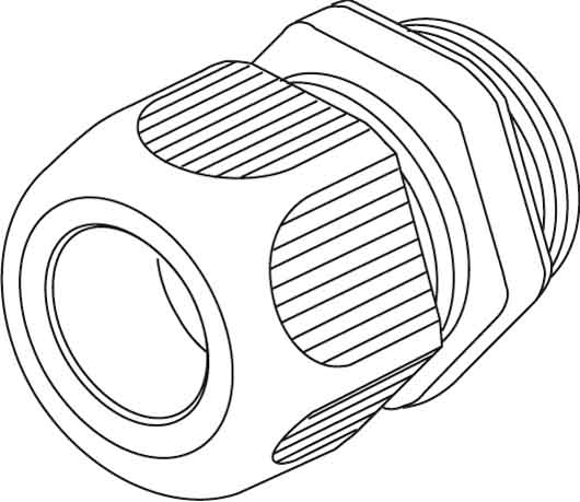 Kleinhuis Kabelverschraubung lgr,D=18-28mm,IP68 1234VM4001