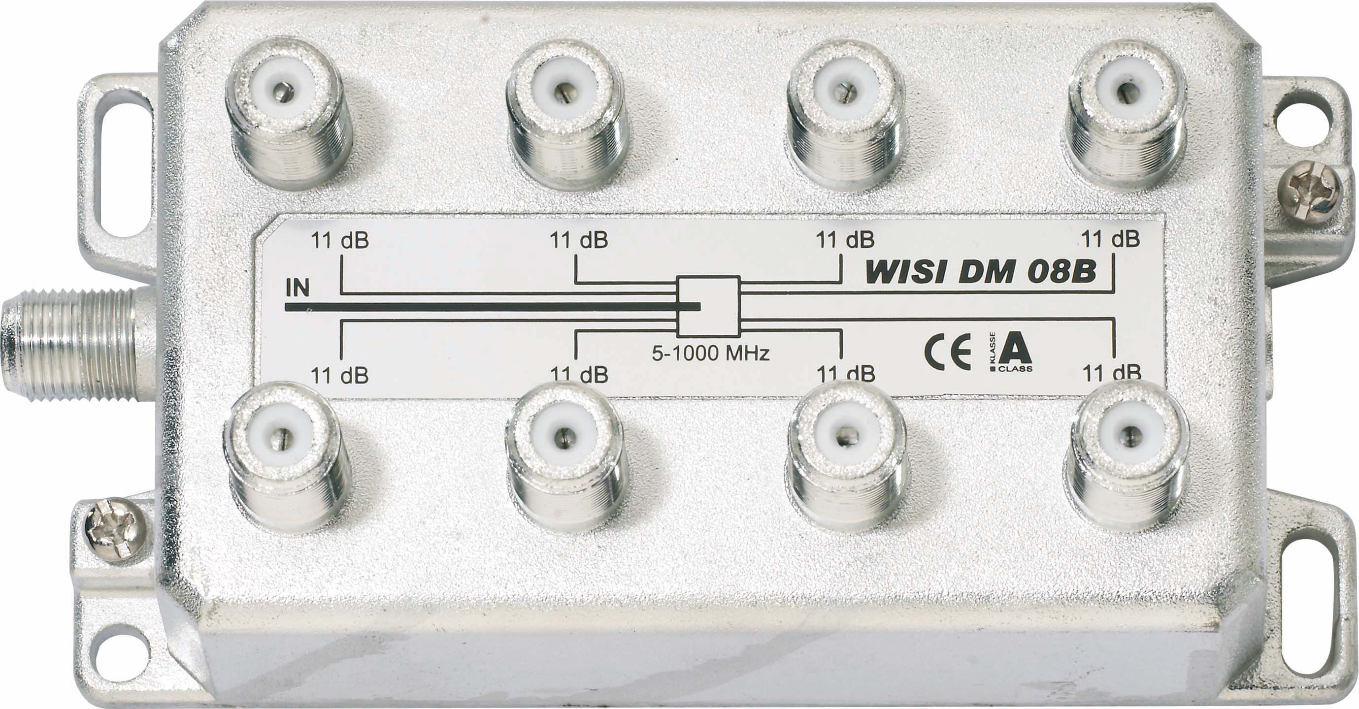 Wisi Verteiler 8f. 5-1000MHz, 11dB DM08B