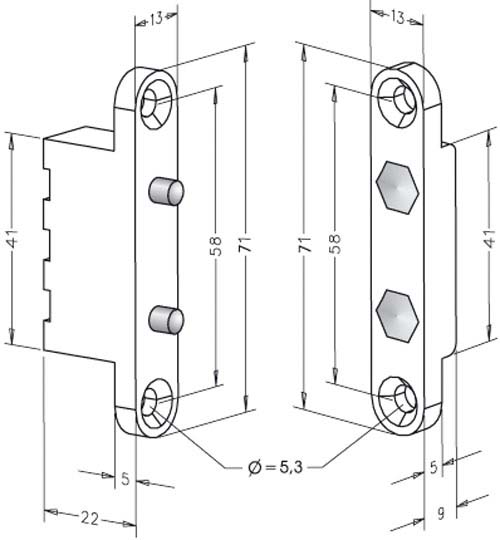 Assa Abloy effeff Stromübertrager 10305--------00