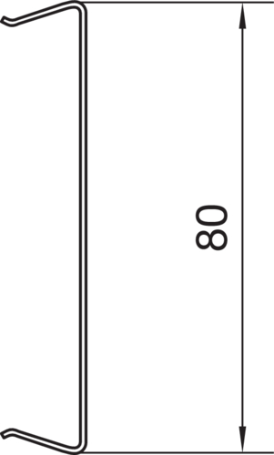 2 M Tehalit Brüstungskanal-OT BRS 0802 lgr