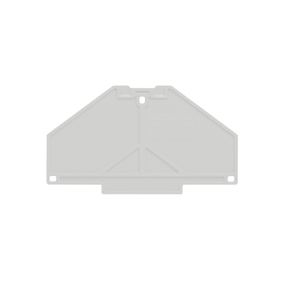 10 STK Weidmüller Abdeckplatte grau, 3 mm PAP PRV/PPV4 GR