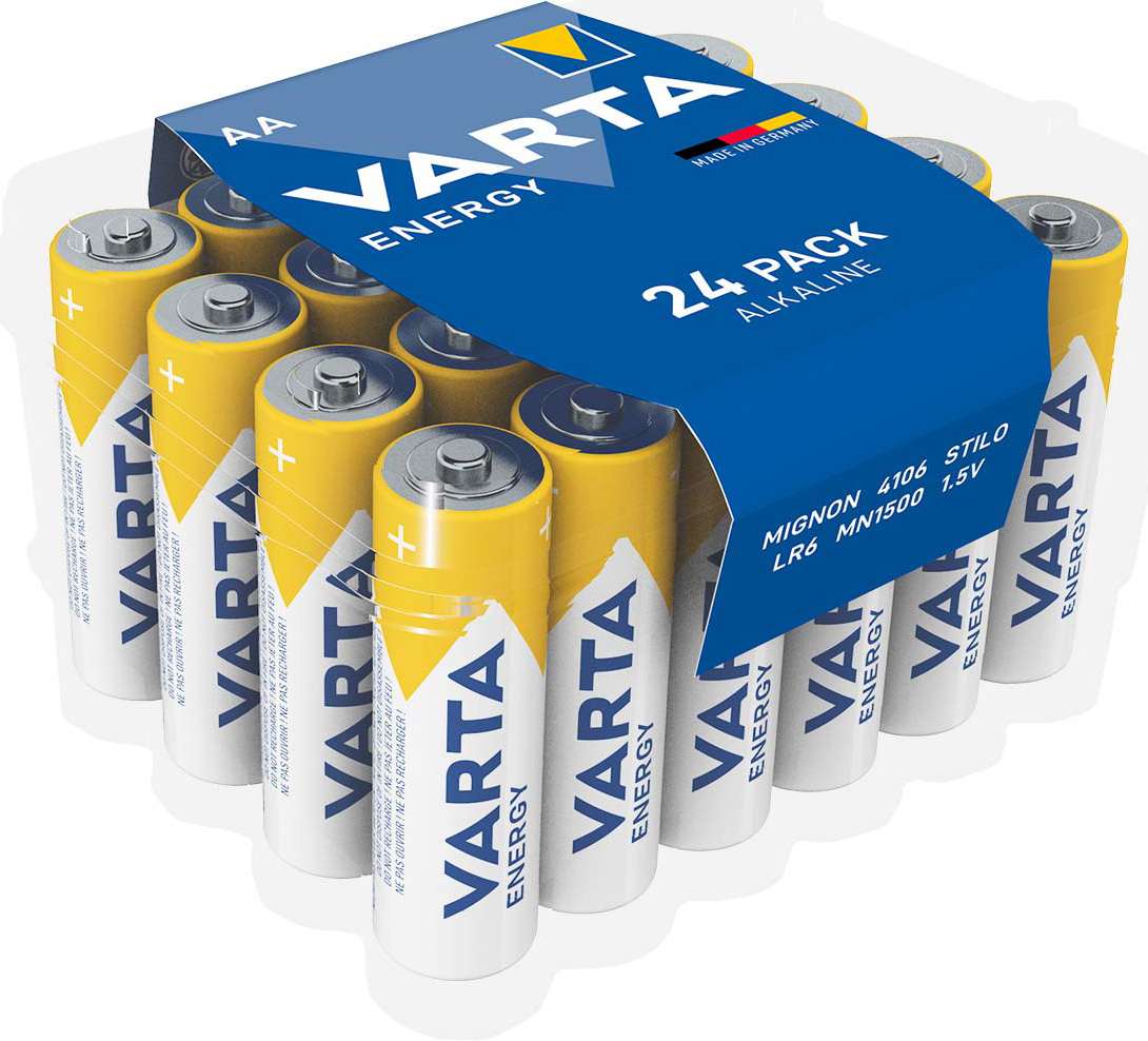 Varta Cons.Varta Batterie Energy AA Mignon. LR6, Al-Mn 4106 Pack 24