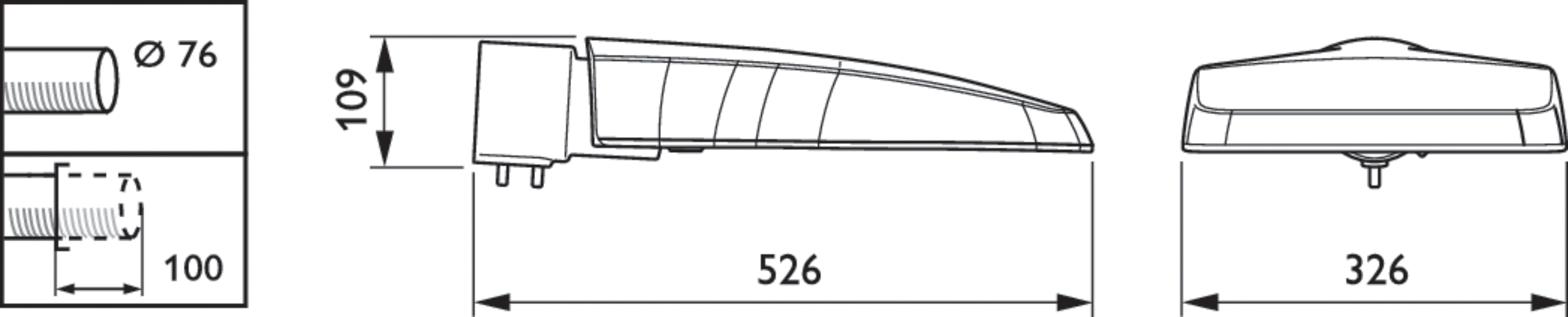 Signify PLS LED-Mastleuchte 4000K BGP307 LED #99632400