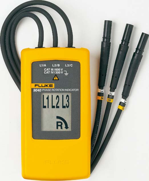 Fluke Drehfeldanzeiger mit LCD-Anzeige FLUKE-9040EUR