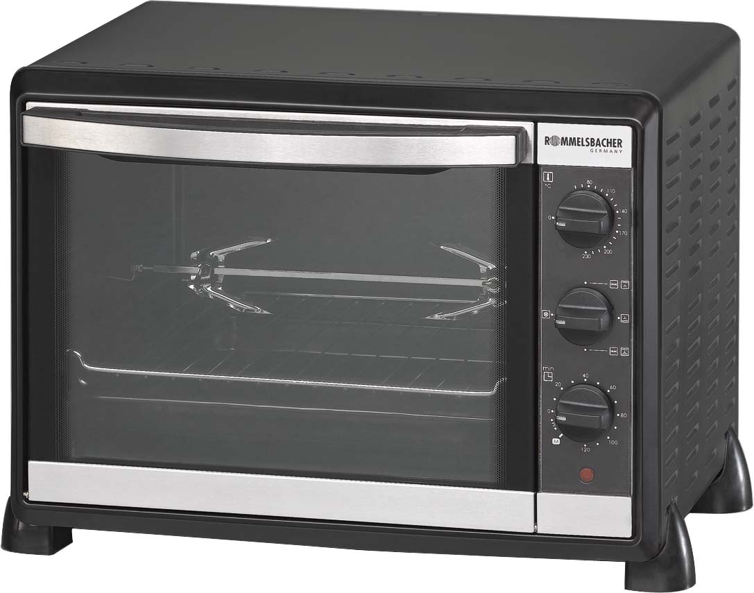Rommelsbacher Kleinbackofen 30l 1550W Uml+Drehsp BG 1550 sw