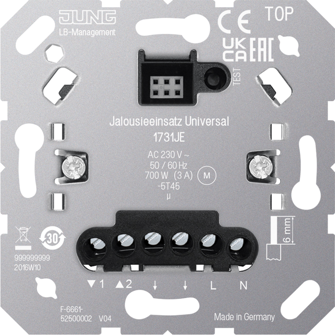 Jung Jalousieeinsatz Universal 1731 JE