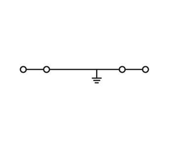 WAGO GmbH & Co. KG Schutzleiterklemme 2x2,5mmq grün/gelb 264-727