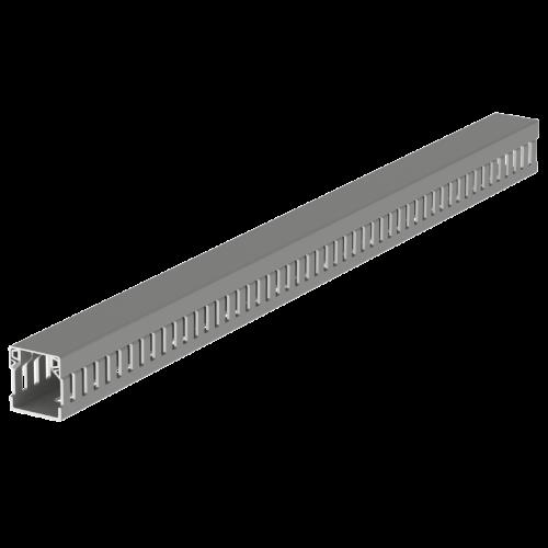 2 M Unex Verdrahtungskanal gr RAL7030 30x30 30.30.77