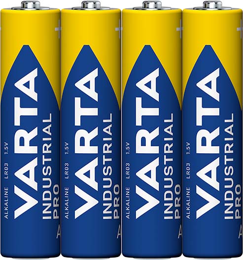 Varta Cons.Varta Batterie Industrial AAA Micro, R3, Al-Mn 4003 Ind. Fol.4