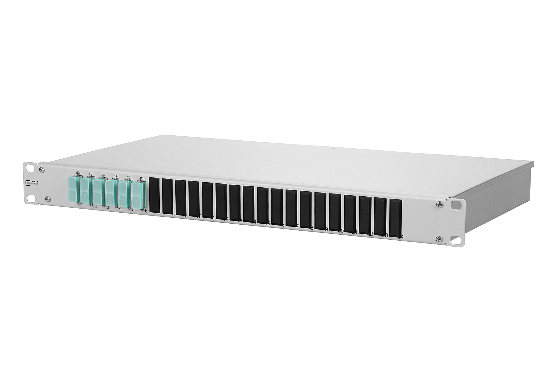 Metz Connect Spleissbox bestückt  OpDATfix 6SC-D OM3