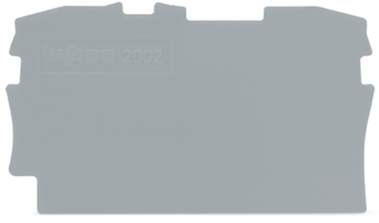 WAGO GmbH & Co. KG Abschluss-/Zwischenplatte grau 2002-1291