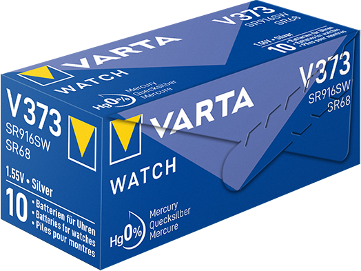 Varta Cons.Varta Uhren-Batterie 1,55V/28mAh/Silber V 373 Stk.1
