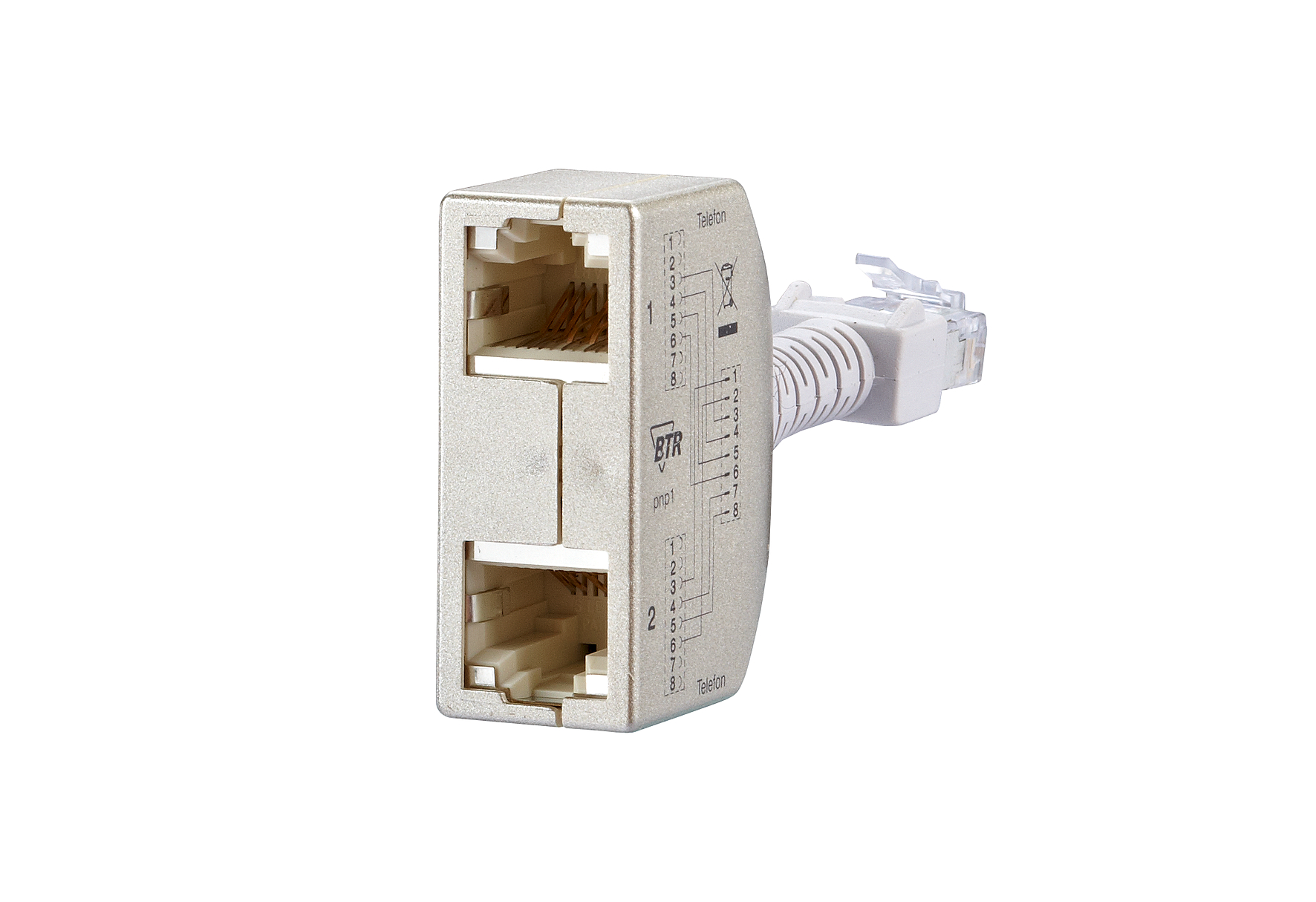 Metz Connect Cable-sharing-Adapter ISDN/ISDN 130548-01-E Set