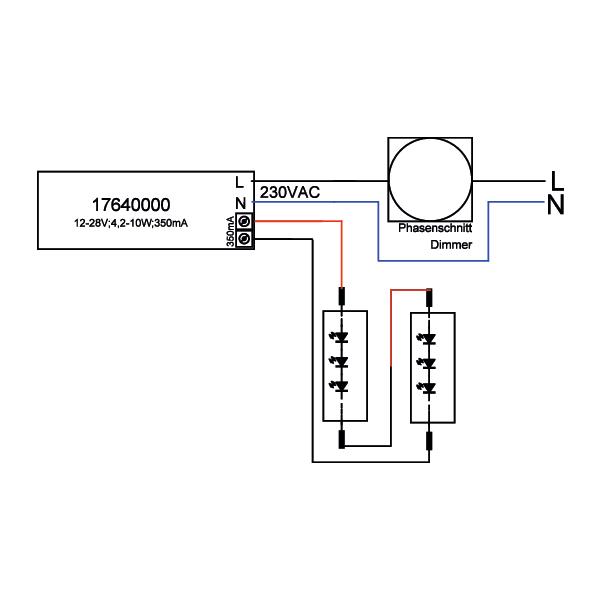 Brumberg Leuchten LED-Konverter 350mA 10W Phasendim 17640000