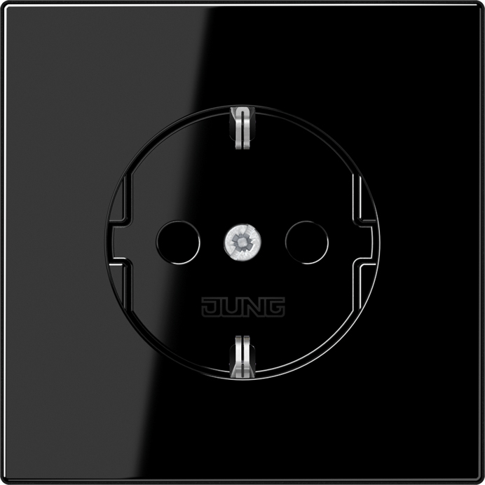 Jung SCHUKO-Steckdose 16A 250V m.Berührungsschutz LS 1520 KI SW