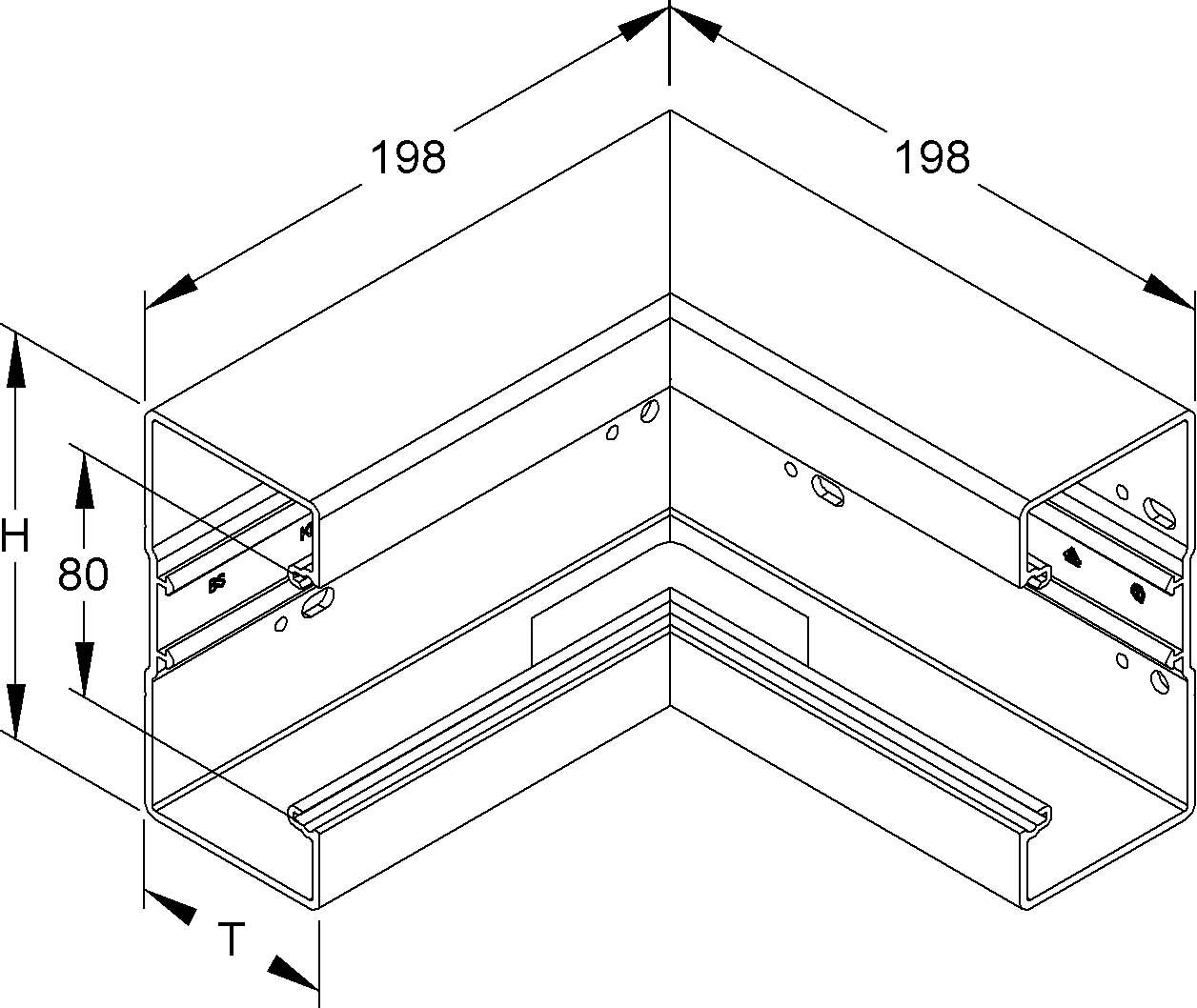 Kleinhuis Inneneck rws Brüstungskanal BI1308.3