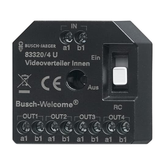 Busch-Jaeger Aktiv Videoverteiler innen UP 83320/4 U