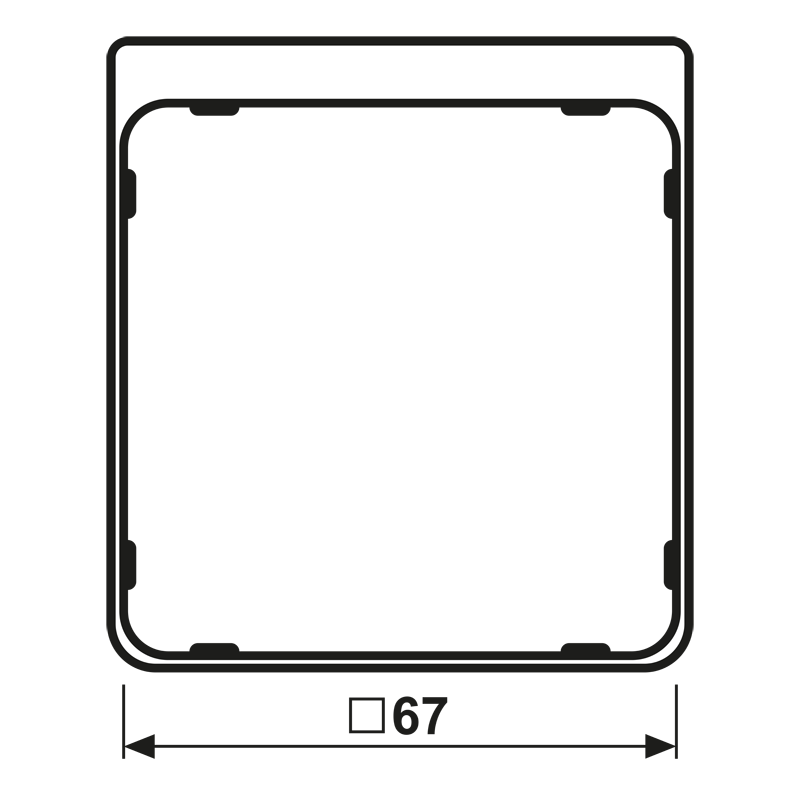 Jung Applikations-Segment rt-m CDP 82 RTM