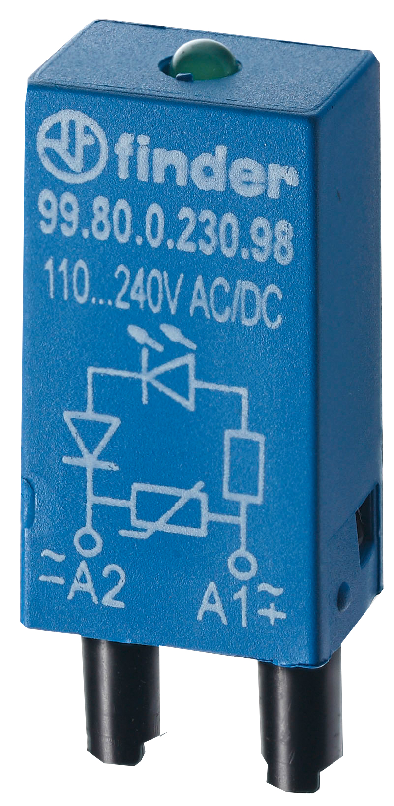 Finder RC-Modul 110..230VAC/DC f.Fas. 94.82/83/84 99.80.0.230.09