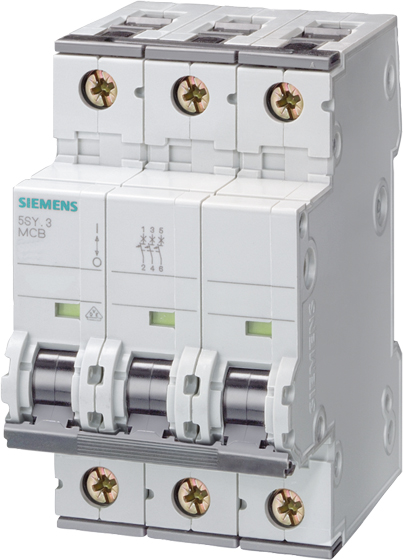 Siemens Dig.Industr. LS-Schalter C10A,3pol,T=70,10kA 5SY4310-7